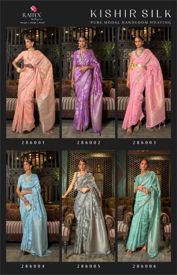 Rajtex Kishir Silk Modal Handloom Weaving Silk Saree Collection 